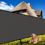 Shade&beyond 5X50' Fence Privacy Screen Heavy Duty 170 Gsm Mesh Dark Gray. Fixed Price $78.48.