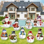 Trewave 9 Pcs Christmas Yard Signs With Stakes 11.7 X 15.7 Inches, Red. Fixed Price $11.37.
