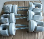 Lot Of (6) Fi-shock Inc Screw-in Insulators MP-1929-T. Fixed Price $25.00.