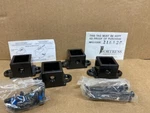 Fortress FE26-CB- 04 1 Collar Bracket Pack Of Gloss Black #650037 W/screws. Fixed Price $49.99.