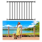 (1) 4FT 36IN Aluminum Deck Railing Kits, Aama 2604 Grade Textured Matt Black. Fixed Price $89.99.