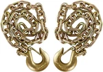 Nbjingyi 3/8" X 35" Trailer Safety With Clevis Grab Hooks, Gold. Fixed Price $53.93.