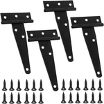 Garden Gate Hinges, 4 Inch (100 Mm) 6 Hole T-hinges With Screws, 270 Open Ang.... Fixed Price $18.64.