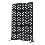 Metal Privacy Screen, 47" W X 72" H, Outdoor Screens 5-PANEL, Freestandi. Fixed Price $181.89.