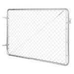 Chain Link Fence Gate, 72 X 48 In, Adjustable Panel, Fit 2.2-6. Fixed Price $124.49.