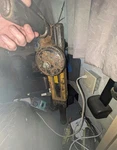 Stanley SD67 Hydraulic Rail Spike Driver With Hoses And Couplers (tested). Fixed Price $1000.00.