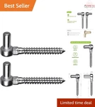 Stainless Steel Gate Hinge 4.5 Inch Wood Post Lag Screw Pin Garden Fence. Fixed Price $28.98.