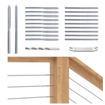 Muzata T316 Swage Lag Screws Left & Right For 1/8" Cable Railing Hardware CK17. Fixed Price $62.99.