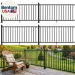 Modular Pack W.6FT X H.36IN Aluminum Deck Railing Kits With Post, Aama 2604 Gr. Fixed Price $820.57.