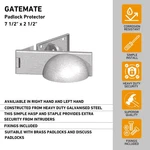 **gatemate Right Hand Galvanized Steel Padlock Protector Shield**. Fixed Price $65.99.