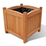 Planter Flower Boxes With Lining Patio Outdoor Solid Wood Vidaxl. Fixed Price $76.99.