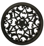 Nuvo Iron Decorative Insert For Fencing, Gates, Home, Garden - Round, 15". Fixed Price $90.58.
