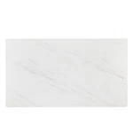 70.9" X 39.4" Tempered White Marble Glass Table Top For Dining Desk. Fixed Price $284.89.