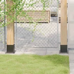 Post Bases Square Pcs Anthracite 4.76X4.76" Powder-coated Steel. Fixed Price $91.60.