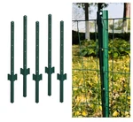 Metal Fence Post Green 3FT 5-PACK For 24" Garden Welded Wire U-channel. Fixed Price $80.05.