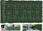 Faux Ivy Privacy Fence Screen 118.5X59.5 In Expandable Green Moeput Outdoor Roll. Fixed Price $89.99.