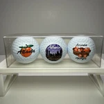 Atlanta Georgia Souvenir Golf Balls 3 Pack Collectible Set Skyline Peaches Usa. Fixed Price $8.70.