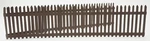 Dollhouse Miniatures 1:12 Scale Rusty Picket Fence #IM69034. Fixed Price $7.49.