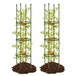 Joyhalo 2 Pack Tomato Cage For Garden, Up 59 Inch, Green. Fixed Price $39.13.