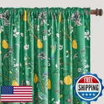 Mussel Velvet Whimsical Floral Curtains 63 Inches Long,dark Green Luxury Botanic. Fixed Price $86.65.