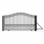 Aleko London Style Ornamental Steel Single Sliding Yard Garden 12' Driveway Gate. Fixed Price $2899.00.