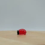 Small Ladybug Animals Colorful Clear Glass Figurine Collections Gift. Fixed Price $24.00.