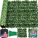 Bdusxyz Artificial Ivy Privacy Fence Screen 40X120IN Hedges Wall Faux Uv. Fixed Price $50.73.