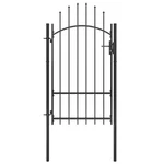 Fence Gate Metal Post Garden For Outdoor Patio Lawn Steel Vidaxl. Fixed Price $146.99.