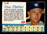 1962 Post Baseball #95 Gene Stephens Vg/ex *E1. Fixed Price $10.00.
