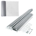 Aleko Galvanized Steel 6 X 50 Feet Complete Kit Chain Link Fence Fabric Posts. Fixed Price $699.00.