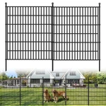 5 No Dig Garden Fence, 32 Inh X12.1 Ftl Metal Panels, Thickened .... Fixed Price $92.01.