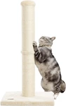 34IN Cat Scratching Post With Large 4.3IN Base & Natural Sisal Rope, Tall. Fixed Price $61.98.