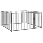 Outdoor Dog Kennel Large Crate Cage Playpen Galvanized Steel Vidaxl. Fixed Price $617.99.