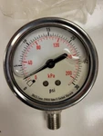 Zoro Select 4CFH2 Pressure Gauge To 30 Psi 1/4 Mnpt Stainless Steel. Fixed Price $20.00.