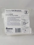 Fiberon Homeselect Classic Brackets White Railing Kit #435552 #442923. Fixed Price $19.88.