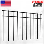 No Dig Animal Barrier Decorative Dog Fence Black Powder Coated Steel 1.5" 10PK. Fixed Price $53.67.