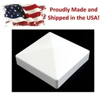 True 5X5 (127MM 127MM) Plastic Pyramid Vinyl Fence Post Cap White 8,16, 24 Pk. Fixed Price $19.99.