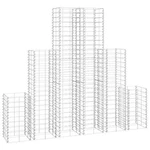 Gabion Set 6 Piece Galvanized Wire Welded Mesh Rock-stone Wall Barrier Vidaxl. Fixed Price $115.99.