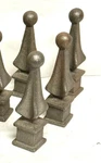 Ornamental Railings Finials Pk 1/2" Square Fence Gate Toppers Cast Iron 4" H. Fixed Price $18.95.