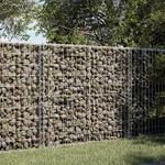 Gabion Basket With Cover 39.4"X39.4"X39.4" Galvanized Iron. Fixed Price $204.47.