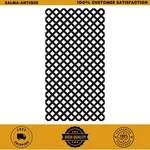 Veranda Garden Vinyl Lattice 4 Ft X 8 Black Resists Discoloration Scratches. Fixed Price $34.99.