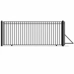 Aleko Garden Yard Madrid Style Steel Single Sliding 16' Driveway Gate. Fixed Price $2634.15.