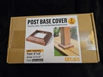 Bitals AD42 Aluminum Post Base Cover 6X6 Black Walnut Heavy Duty Deck.... Fixed Price $12.95.