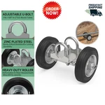 6" Rolling Gate Heavy Duty Steel With 2 Rubber Wheels Chain Link. Fixed Price $58.45.