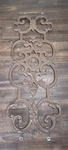 Antique Cast Iron Scroll Panel Architectural Salvage Decor Vtg Wrought 26". Fixed Price $89.99.