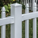 (2-2 Packs Per Lot) Freedom Set And Secure White Vinyl Fence Bracket 3 Inch. Fixed Price $14.99.
