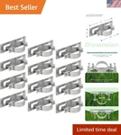 Durable Galvanized Fence Brackets - 12 Counts For Wood To Metal Conversion. Fixed Price $72.90.