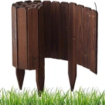 12FT Wooden Garden Fence Edging - Decorative Border For Flower Beds & Patios. Fixed Price $83.99.