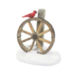 Accessories For Village Collections Cardinal Sitting Christmas Wagon Wheel Fi. Fixed Price $29.27.