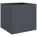 Vidaxl Anthracite Rectangular Cold-rolled Steel Planter 16.5"X15.7"X15.4" For. Fixed Price $104.99.